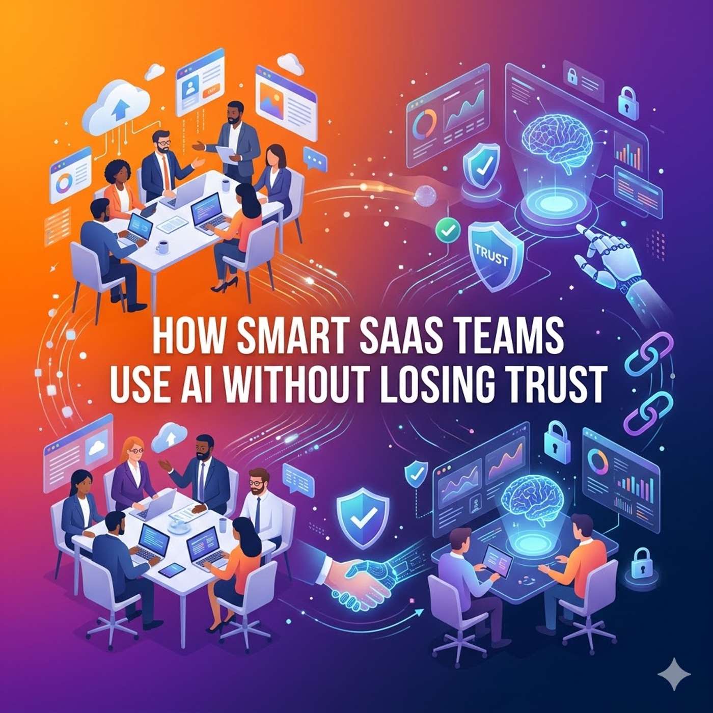 How Smart SaaS Teams Use AI Without Losing Trust?
