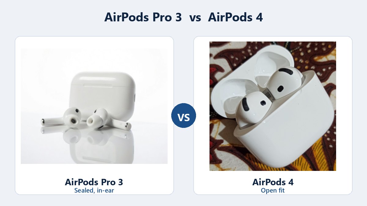 AirPods Pro 3 vs AirPods 4 Really Comes Down to Fit