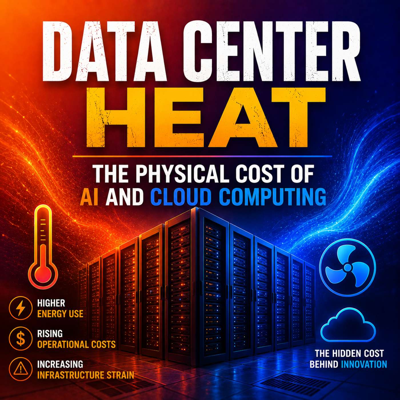 Data Center Heat: The Physical Cost of AI and Cloud Computing