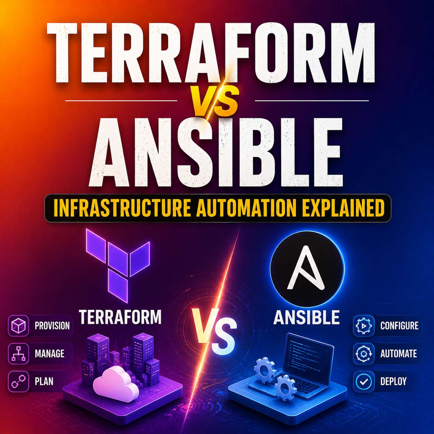 Terraform vs Ansible: Infrastructure Automation Explained