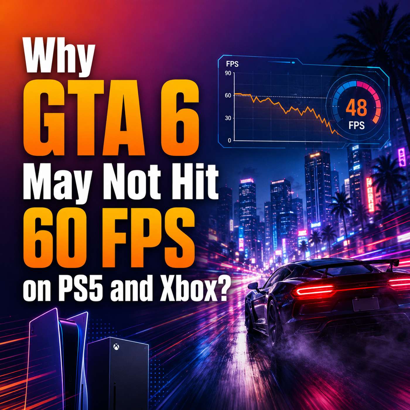 Why GTA 6 May Not Hit 60 FPS on PS5 and Xbox?