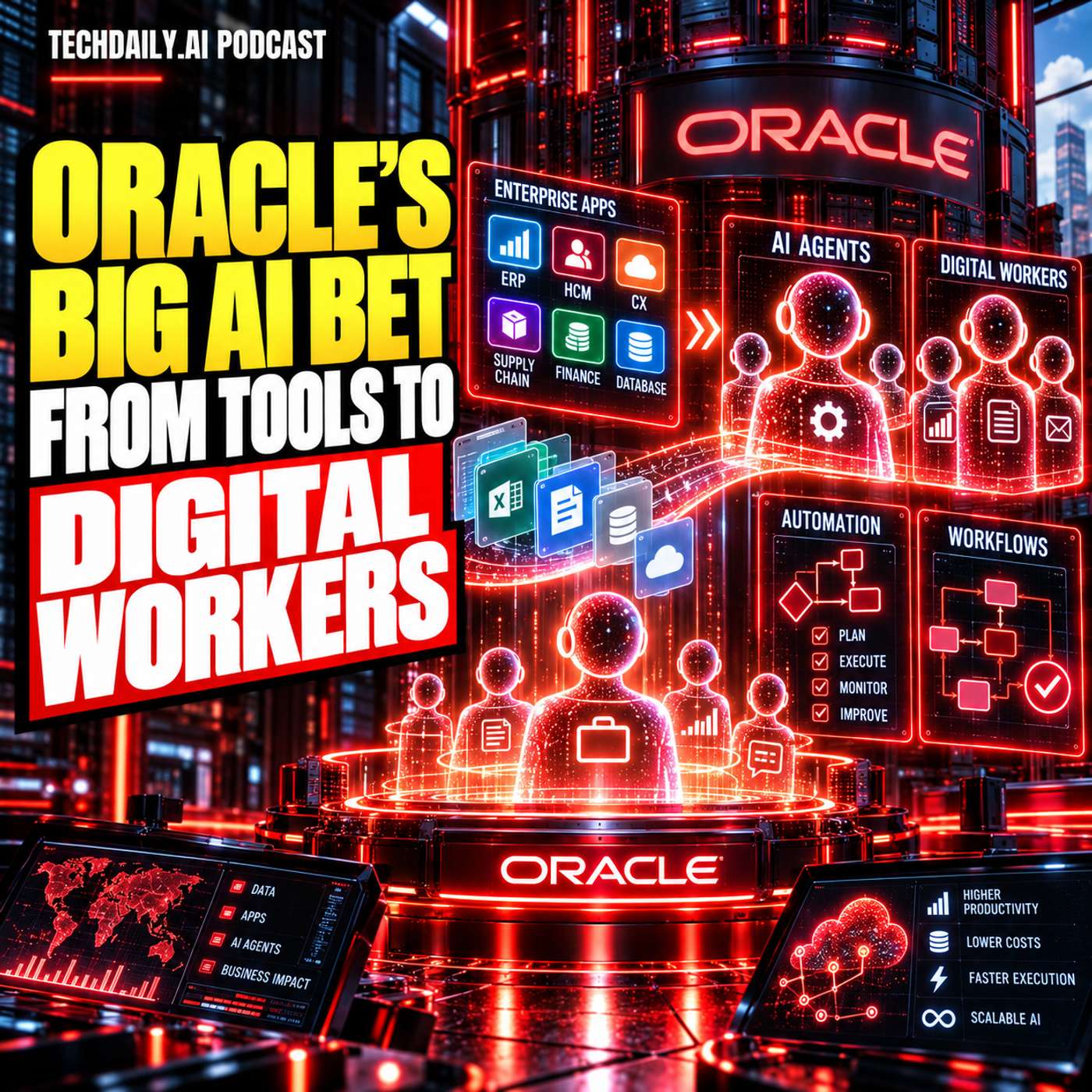 Oracle’s Big AI Bet: From Software Tools to Digital Workers