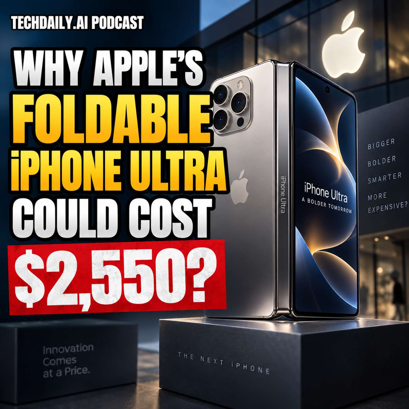 Why Apple’s Foldable iPhone Ultra Could Cost $2,550?