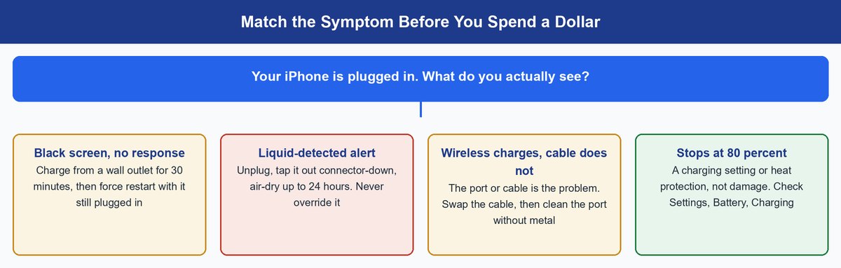 iphone not charging