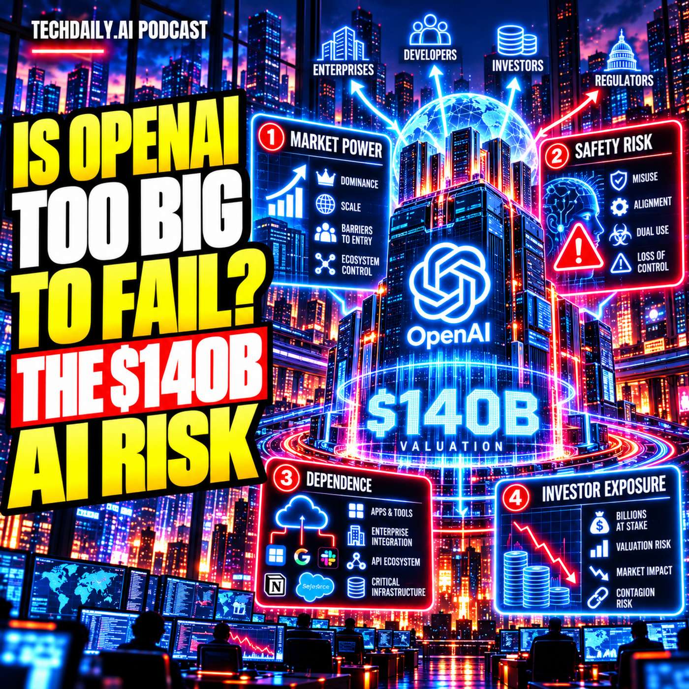 Is OpenAI Too Big to Fail? The $140B AI Risk