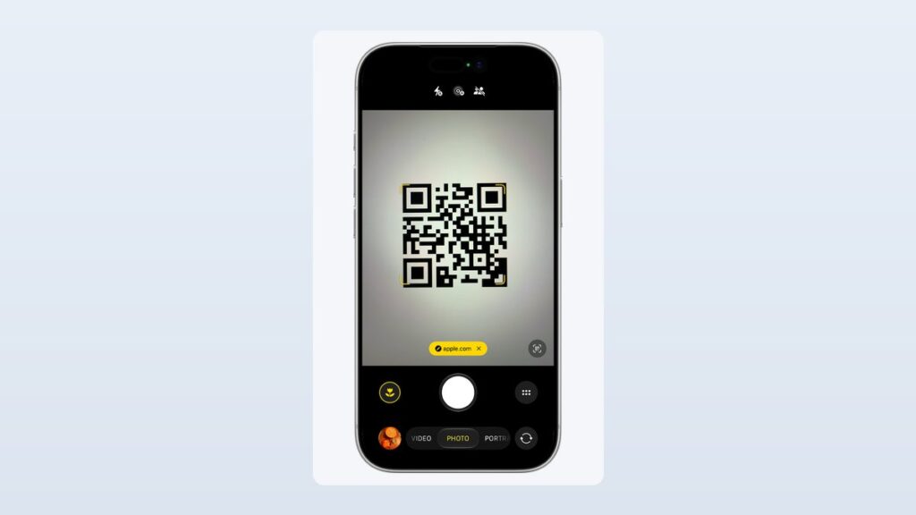 how to scan a qr code on iphone